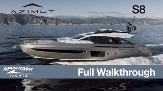 Azimut S8 Walkthrough 2023 [upl. by Asyal]