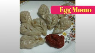 egg momos recipe । how to make egg momos at home । [upl. by Atsahc]