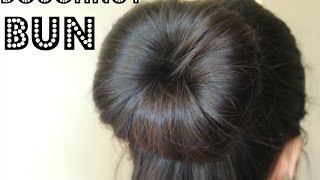 How to Make a Bun Using a Hair Doughnut [upl. by Kezer]