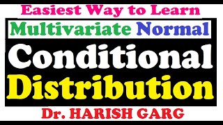 Conditional Distribution  Numerical Example  Multivariate Normal Distribution [upl. by Hawley]