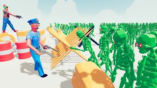 Zombie 100 Units vs Army Soldier  Totally Accurate Battle Simulator TABS [upl. by Pate426]