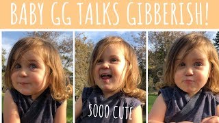 Cute Baby GG Talks GIBBERISH [upl. by Anehsak]