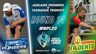 BPL20  Round 14  Adelaide Pioneers vs Tasmania Tridents [upl. by Walden]