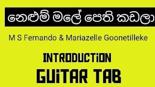 Sinhala Guitar Lessons  Nelum Male Pethi Kadala MSFernando ampMariazelle Goonetilleke [upl. by Garris266]