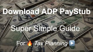 ✅ ✅ How To Download Your Pay Stub from ADP in Just a Few Clicks  Made Easy 🎉🚀 [upl. by Lyndsey322]