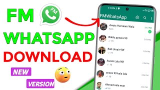 FM Whatsapp New Version Download kaise Karen 2024  FM WhatsApp New Update Latest Version [upl. by Meeka]