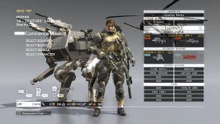 Metal Gear Solid V The Phantom Pain  Mission 16 Traitors Caravan  No trace S rank [upl. by Myrtia]