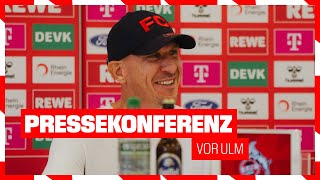 ReLIVE Pressekonferenz vor Ulm  1 FC Köln [upl. by Stasny]