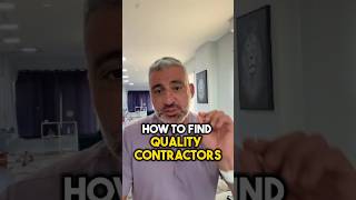 HOW TO FIND QUALITY CONTRACTORS [upl. by Vaules206]