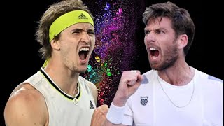 Alexander Zverev VS Cameron Norrie  Australian Open 2024 [upl. by Erdnaed945]