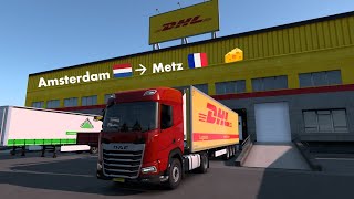 Euro Truck Simulator 2 DEEL IV  DUTCHNEDERLANDS Amsterdam 🇳🇱  Metz 🇫🇷 Hollandse Kaas [upl. by Namsaj]