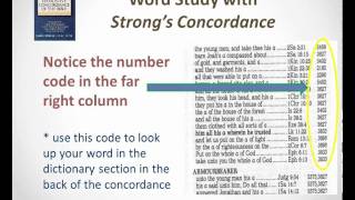 How to Use a Strongs Concordance [upl. by Emya]