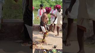 Mallaiah devuni daggara gajje kattina video in chennaram subscribe beerlashiva mallanna [upl. by Nnyllatsyrc]