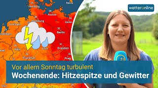 Wochenende Hitzepeak und Gewitter [upl. by Michiko]