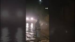 Torrential rain and flooding in Gaza due to Storm Daniel [upl. by Suilmann]