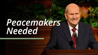 Peacemakers Needed  Russell M Nelson  April 2023 General Conference [upl. by Dunham]