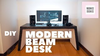 DIY Modern Gaming Desk [upl. by Leval836]