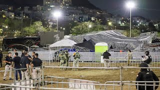 At least 9 dead after stage collapses at Mexico campaign rally [upl. by Eneluj768]