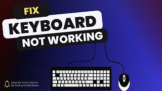 How to Fix Keyboard Not Working Issue in Windows 1011 Easy [upl. by Onoitna]