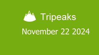 Microsoft Solitaire Collection  Tripeaks  November 22 2024 [upl. by Dorina]