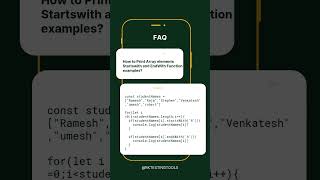 Javascript functions Startswith and EndWith Example [upl. by Owades721]