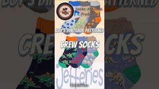 🦖Roar Into Style With 6pack Of Jefferies Socks Boys Dinosaur Crew Socks🦖 socks fashion amazon [upl. by Selima574]