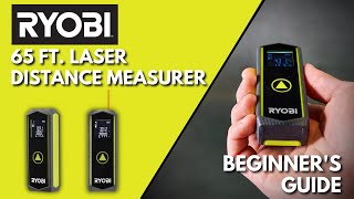 How to Use the RYOBI 65 ft Laser Distance Measurer [upl. by Cath]