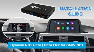 Installation Guide for D9NBT Ultra Android System with CarPlay and Android Auto AddOn for BMW NBT [upl. by Hutchings]