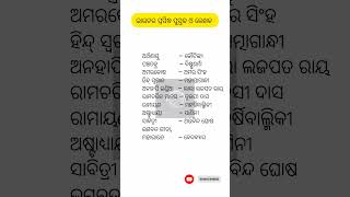 ଭାରତର ପ୍ରସିଦ୍ଧ ପୁସ୍ତକ ଓ ଲେଖକGeneral knowledgeIndia Gk‎TheWorldGk [upl. by Castara563]