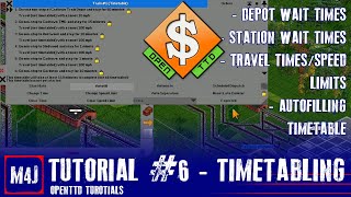 OpenTTD JGR Tutorials  6  Timetabling [upl. by Oremoh]