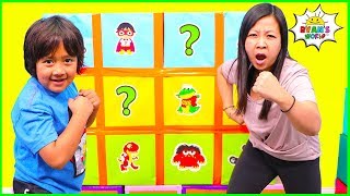 Smash Box Surprise Minute to Win it games with Ryans World [upl. by Letnuahs760]