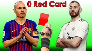 Top 15 Players Who Have NEVER Received A Red Card ❤️ [upl. by Watson894]