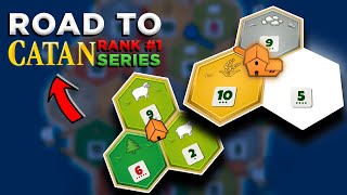 TOP 100 Catan Gameplay  Catan Pro Climbs the Ladder [upl. by Ycats27]