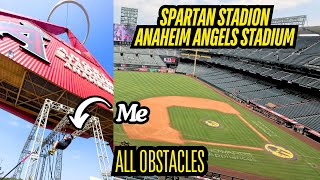 Spartan Race Anaheim Angels Stadium Stadion 5K ALL OBSTACLES [upl. by Osanna]