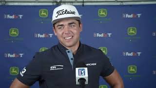 Garrick Higgo Thursday Flash Interview 2023 John Deere Classic [upl. by Seafowl450]