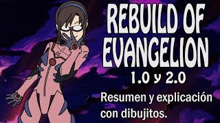 Resumiendo REBUILD OF EVANGELION 10 y 20 en 1 video [upl. by Alludba]