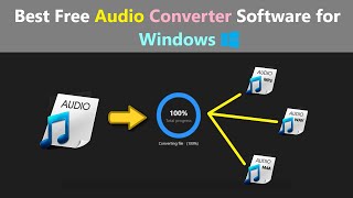 Best Free Audio Converter Software for Windows [upl. by Llenaej722]