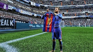 FIFA 18  MESSI VS REAL MADRID RECREATED GOAL  RAY HUDSON HD [upl. by Burman]