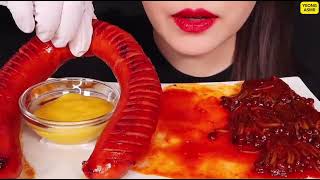 ASMR MUKBANG ENOKI MUSHROOMS KIELBASA SAUSAGE  PART 163 [upl. by Constancia99]