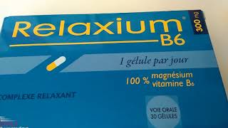 RELAXUIM B6 300 mg دواء مكمل غدائي لعلاج القلق ،صعوبة النوم و التركيز،، التعب ، التشنجات العضلية [upl. by Corney]