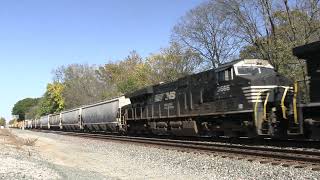 NORFOLK SOUTHERN GE AC44C6M Southbound Mix Freight [upl. by Ardnahs]