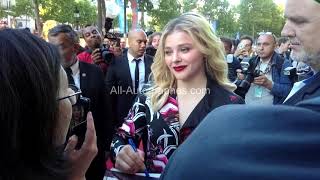 Chloë Moretz signing autographs in Paris [upl. by Scotney896]