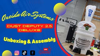 Oneida Dust Deputy 25 Deluxe Unboxing amp Assembly [upl. by Aloysius]