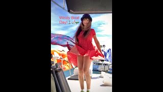 Windy day in California on a boat [upl. by Einahpehs983]