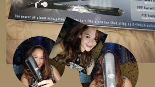 JML Steam Pro hair straightener review My first ever expensive hair took ♥️🤞 [upl. by Yerfdog187]