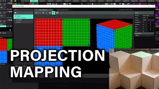 Projection Mapping Tutorial Resolume  VJ Loops Box Mapping V1 [upl. by Marb]