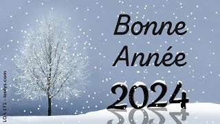 333  Bonne Année 2024  Carte virtuelle de vœux 2024 [upl. by Nnylyar325]