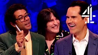 Richard Ayoade and Noel Fielding Keep DERAILING the Show  Big Fat Quiz 2019 [upl. by Erait]