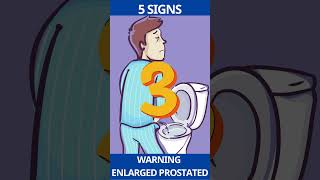 5 SIGNS WARNING SIGNS amp SYMPTOMS OF ENLARGED PROSTATE Part 1 Health Journey [upl. by Chelsey]