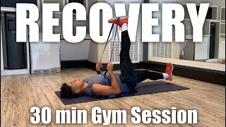 Recovery Gym Training for Footballers  Soccer Players  Life of a Pro Footballer [upl. by Mcgruter]